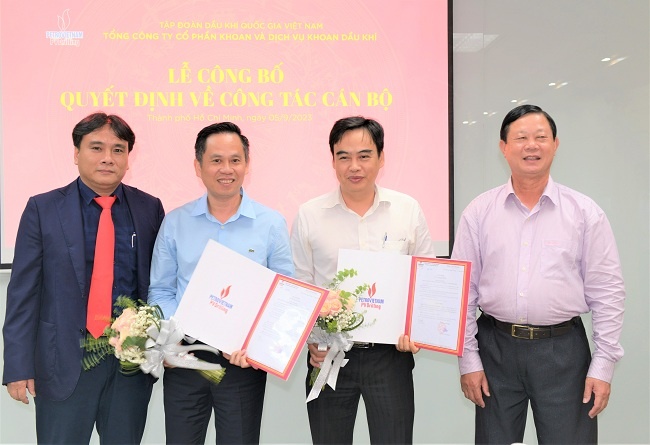 PV Drilling trao quyết định bổ nhiệm cán bộ PV Drilling trao quyết định bổ nhiệm cán bộ