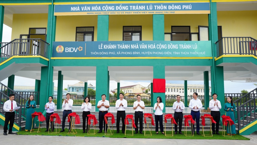 Khánh thành 04 nhà văn hóa cộng đồng tránh lũ tại Quảng Bình và Thừa Thiên Huế
