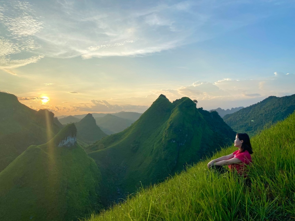 Mùa quyến rũ trên đồi cỏ Vinh Quý