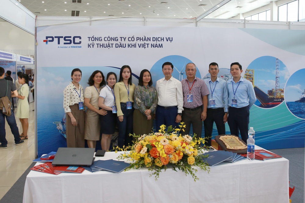 BSR và PTSC tăng cường quảng bá tại triển lãm công nghiệp hỗ trợ, chế biến chế tạo năm 2023