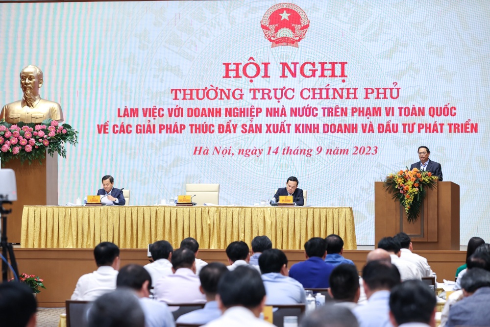 Thủ tướng: 6 quan điểm, 12 nhiệm vụ để DNNN phát huy vai trò dẫn dắt, tiên phong, mở đường Thủ tướng: 6 quan điểm, 12 nhiệm vụ để DNNN phát huy vai trò dẫn dắt, tiên phong, mở đường