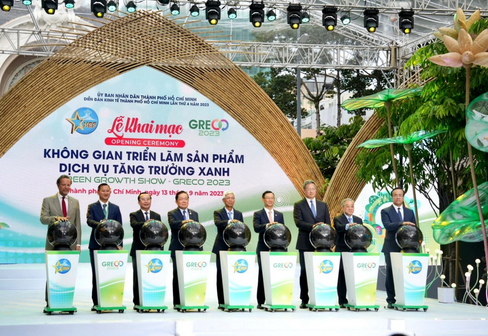 Nghi thức khai mạc không gian triển lãm GRECO 2023 tại TP HCM ngày 13/9/2023 Nghi thức khai mạc không gian triển lãm GRECO 2023 tại TP HCM ngày 13/9/2023