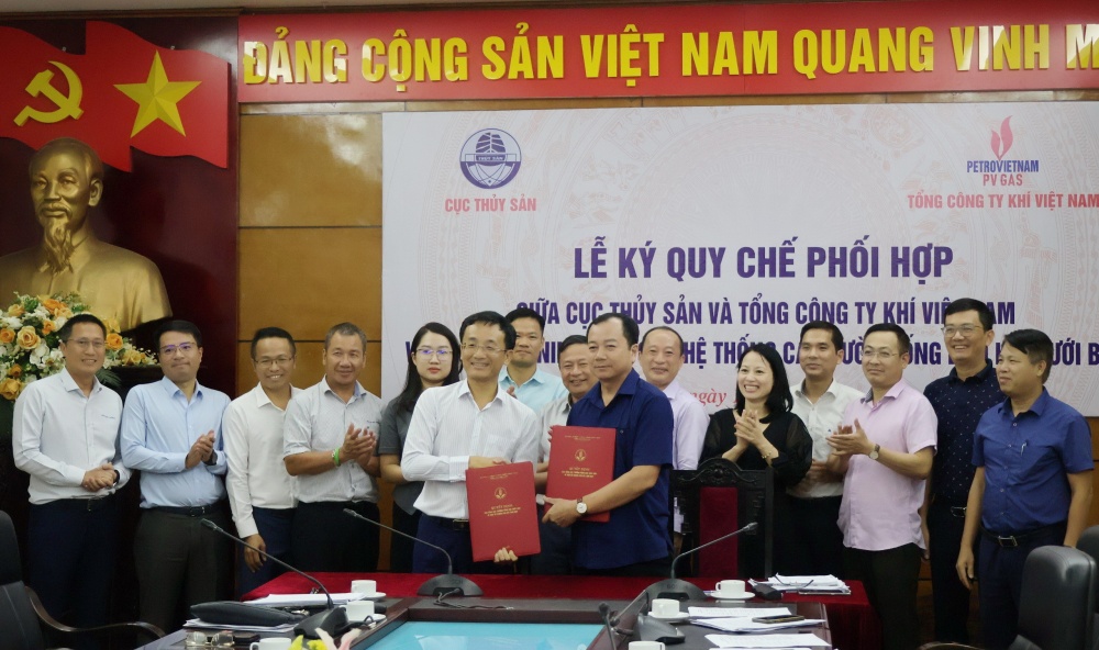 Cục Thủy sản và Tổng công ty Khí Việt Nam ký kết Quy chế phối hợp về bảo vệ an ninh, an toàn hệ thống các đường ống dẫn khí dưới biển Cục Thủy sản và Tổng công ty Khí Việt Nam ký kết Quy chế phối hợp về bảo vệ an ninh, an toàn hệ thống các đường ống dẫn khí dưới biển