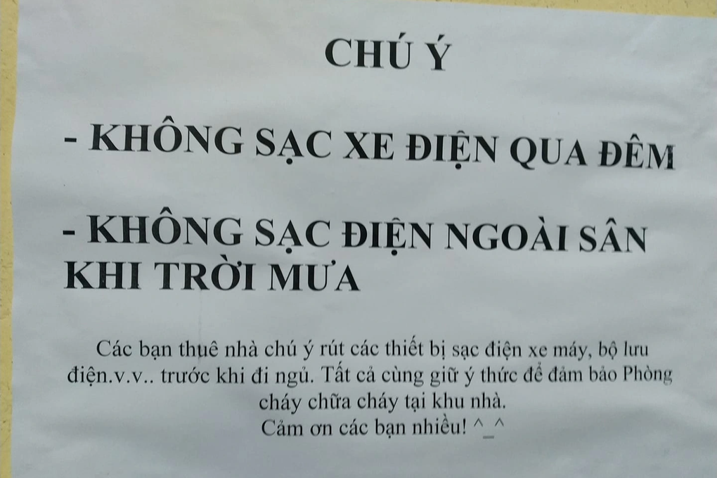 Nhiều chung cư cấm sạc xe qua đêm, có nơi cấm luôn... xe điện - 7 Nhiều chung cư cấm sạc xe qua đêm, có nơi cấm luôn... xe điện - 7