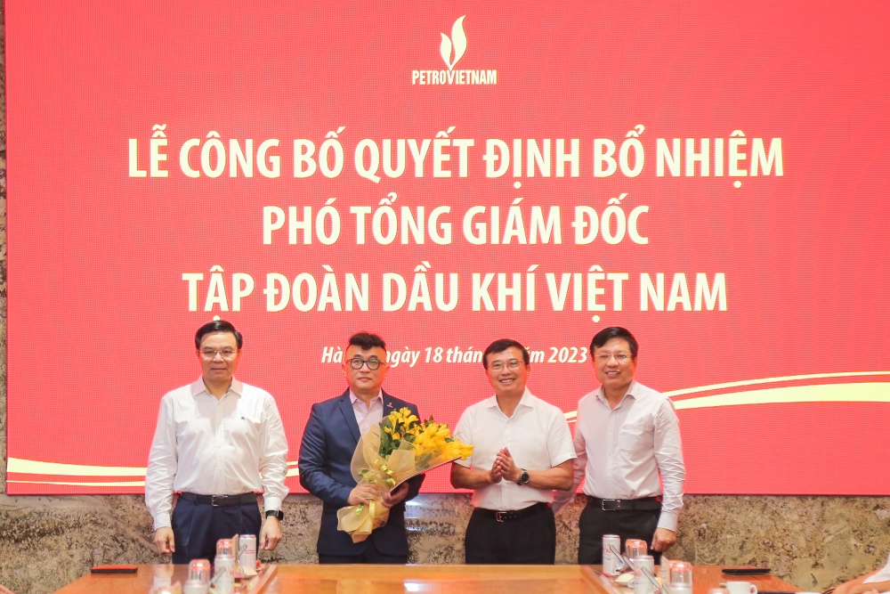 Đồng chí Phan Tử Giang được bổ nhiệm giữ chức Phó Tổng Giám đốc Petrovietnam