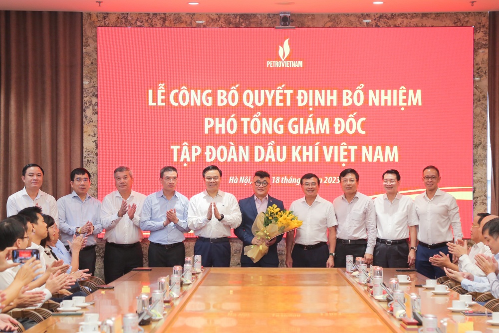 Đồng chí Phan Tử Giang được bổ nhiệm giữ chức Phó Tổng Giám đốc Petrovietnam