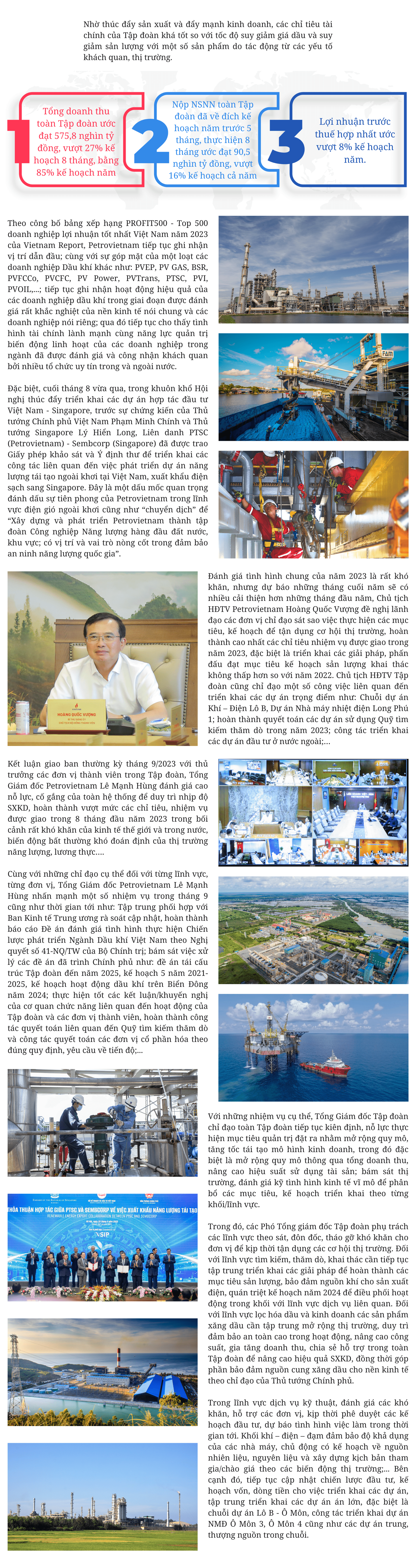 [P-magazine] Petrovietnam về đích nhiều chỉ tiêu quan trọng, tăng tốc mở rộng quy mô, tái tạo mô hình kinh doanh