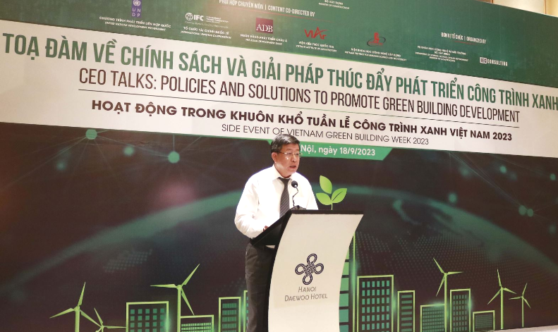 Bàn giải pháp thúc đẩy phát triển công trình xanh Bàn giải pháp thúc đẩy phát triển công trình xanh