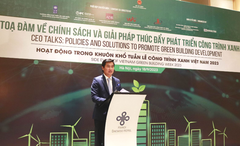 Bàn giải pháp thúc đẩy phát triển công trình xanh Bàn giải pháp thúc đẩy phát triển công trình xanh