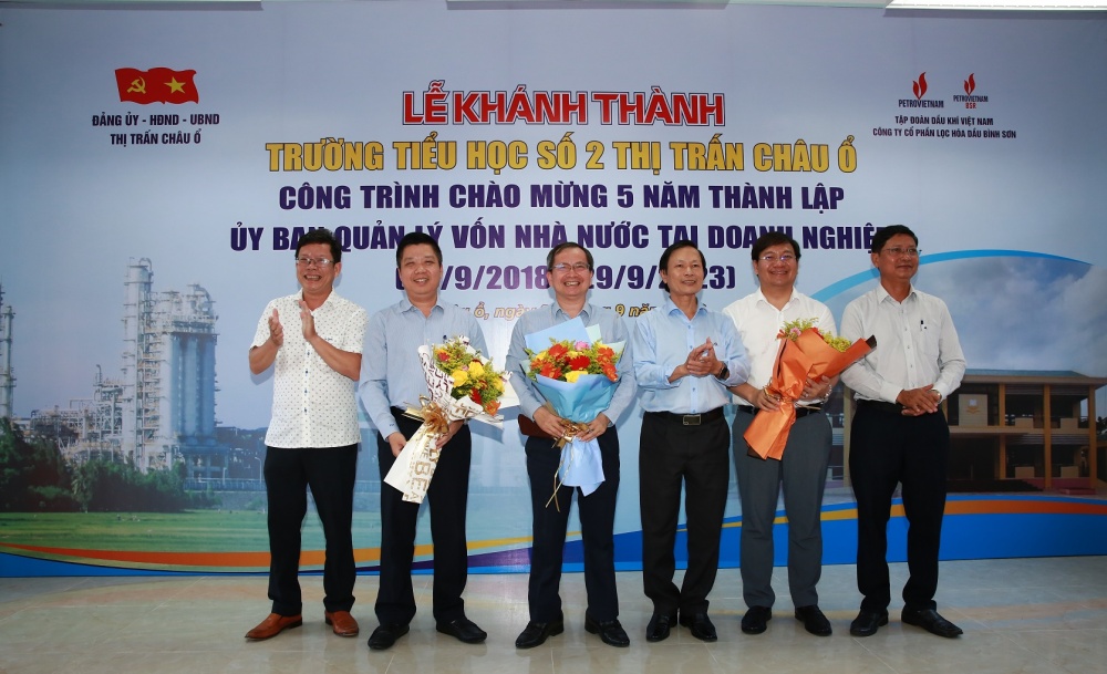 Khánh thành trường tiểu học tại Quảng Ngãi do BSR tài trợ