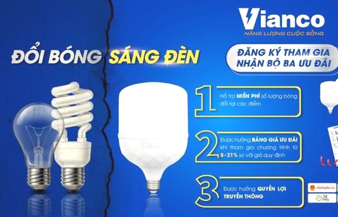 Giải pháp tiết kiệm năng lượng với “Đổi bóng - Sáng đèn”