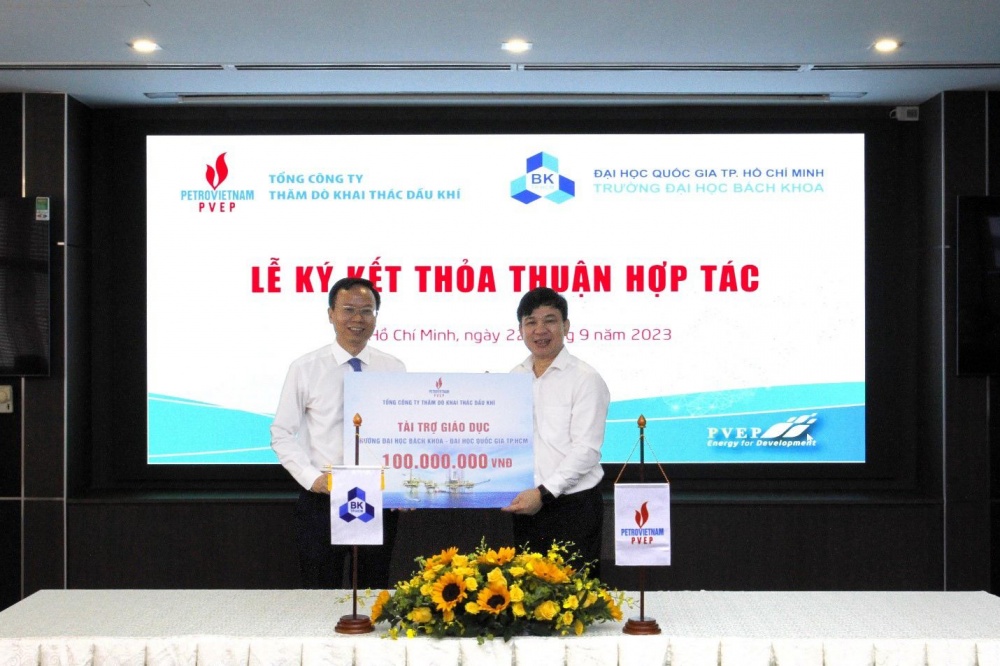 PVEP ký thỏa thuận hợp tác với Trường Đại học Bách Khoa - Đại học Quốc gia TP HCM