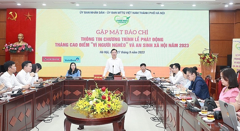 Hà Nội phát động Tháng cao điểm “Vì người nghèo”