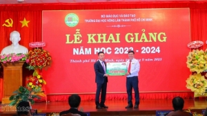 Phân bón Cà Mau trao học bổng “Hạt ngọc mùa vàng” tới sinh viên Đại học Nông lâm TP HCM