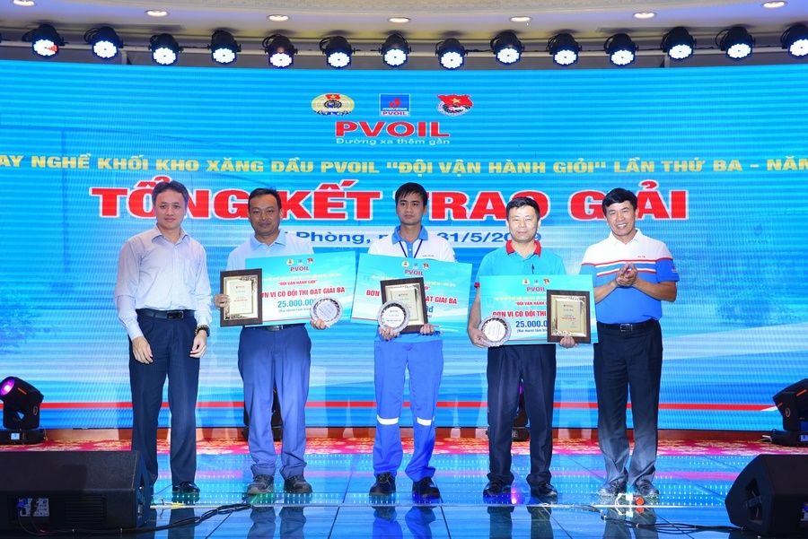 Công đoàn và Đoàn Thanh niên PVOIL phối hợp tổ chức Hội thi tay nghề khối kho xăng dầu PVOIL “Đội vận hành giỏi”.