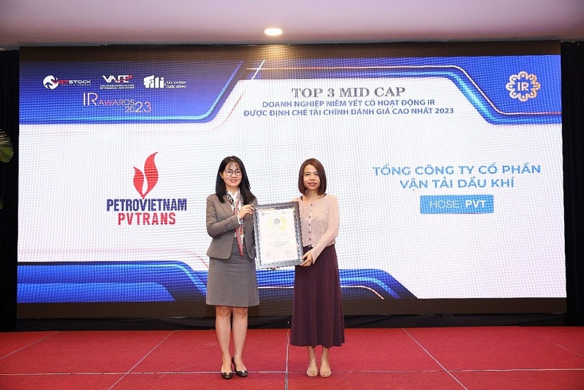 PVTrans: Top 3 Mid Cap có hoạt động IR được Định chế tài chính đánh giá cao nhất năm 2023 PVTrans: Top 3 Mid Cap có hoạt động IR được Định chế tài chính đánh giá cao nhất năm 2023