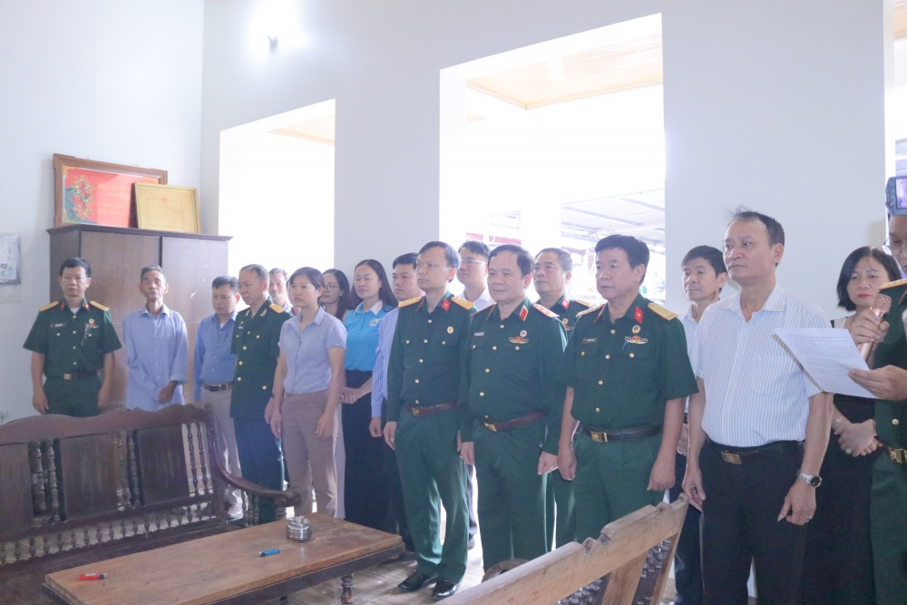 Hội CCB Tập đoàn khánh thành nhà thờ cúng liệt sĩ tại xã Đại Đồng, huyện Thạch Thất, Hà Nội