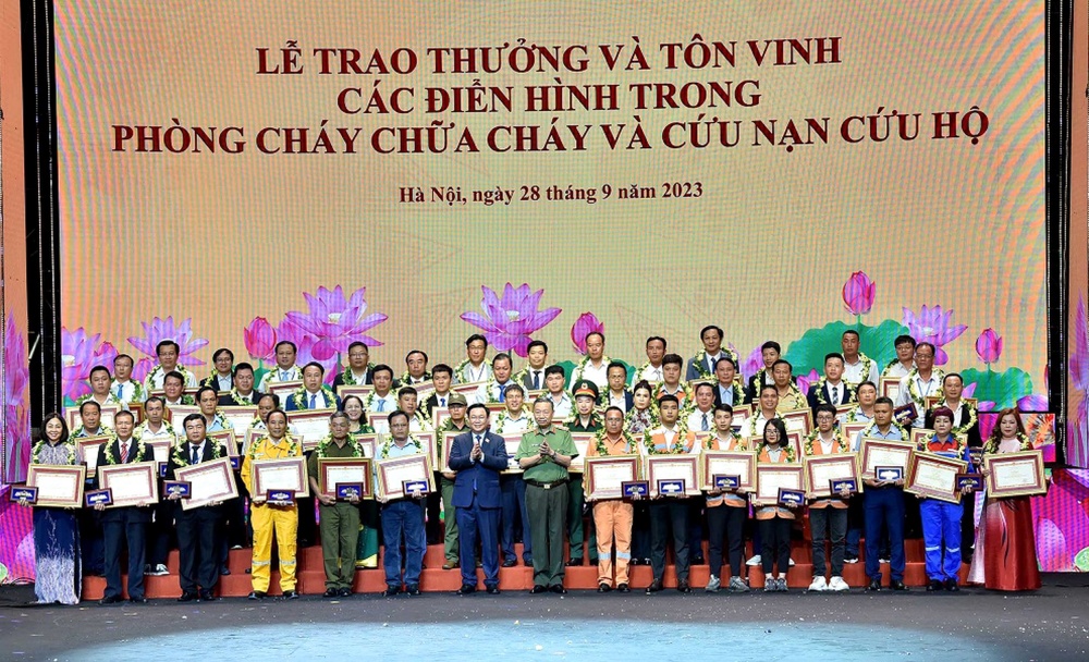 Tôn vinh 120 điển hình tiên tiến trong trong công tác PCCC & CNCH toàn quốc