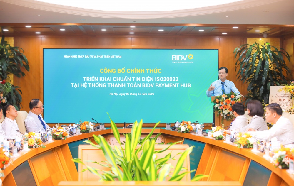 BIDV triển khai chuẩn tin điện ISO20022 tại hệ thống thanh toán Payment Hub BIDV triển khai chuẩn tin điện ISO20022 tại hệ thống thanh toán Payment Hub
