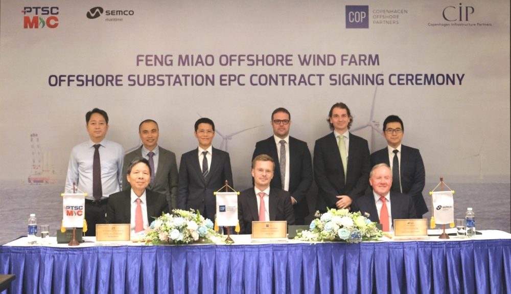 CIP ký hợp đồng với Liên danh PTSC M&C và Semco Maritime về cung cấp trạm biến áp điện gió ngoài khơi CIP ký hợp đồng với Liên danh PTSC M&C và Semco Maritime về cung cấp trạm biến áp điện gió ngoài khơi