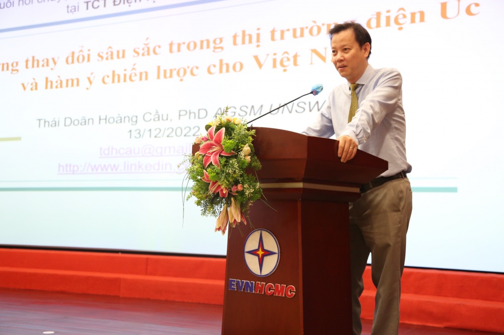 Bài 11: TS Thái Doãn Hoàng Cầu: Phát triển điện lực hiệu quả, bền vững cần các cơ chế thị trường điện Bài 11: TS Thái Doãn Hoàng Cầu: Phát triển điện lực hiệu quả, bền vững cần các cơ chế thị trường điện