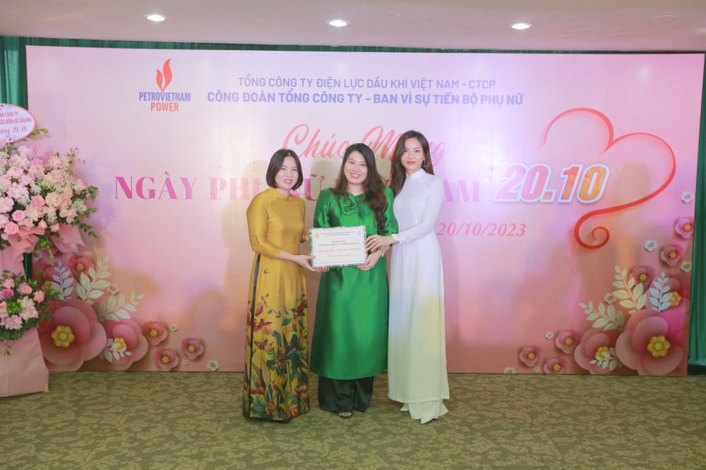 Công đoàn và Ban Vì sự tiến bộ phụ nữ PV Power tổ chức chương trình “Chúc mừng Ngày Phụ nữ Việt Nam 20/10
