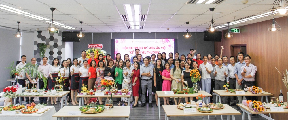 Công đoàn PVEP thành phố Hồ Chí Minh tổ chức Hội Trang trí món ăn Việt