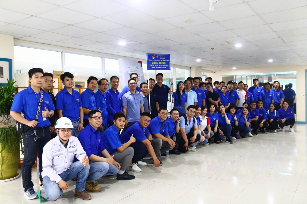 Tuổi trẻ PTSC vì một môi trường “Xanh - Sạch - Đẹp” tại Ban Dự án CHW2204