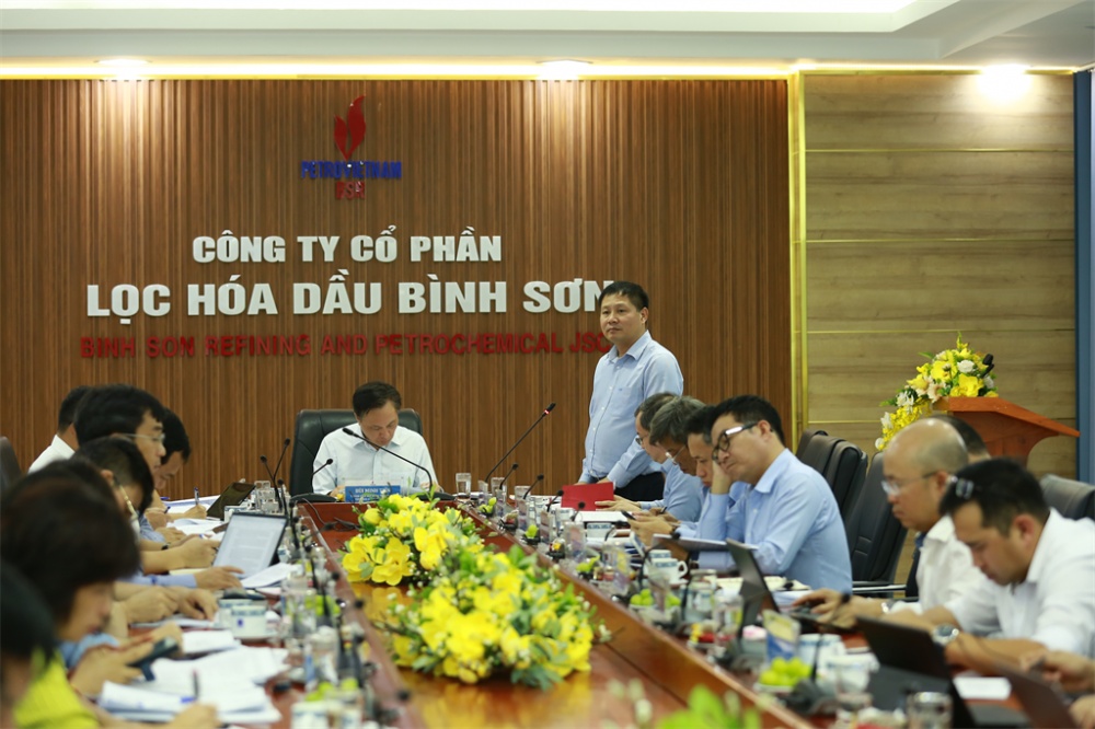 Đoàn giám sát của HĐTV Tập đoàn Dầu khí Việt Nam làm việc tại BSR Đoàn giám sát của HĐTV Tập đoàn Dầu khí Việt Nam làm việc tại BSR