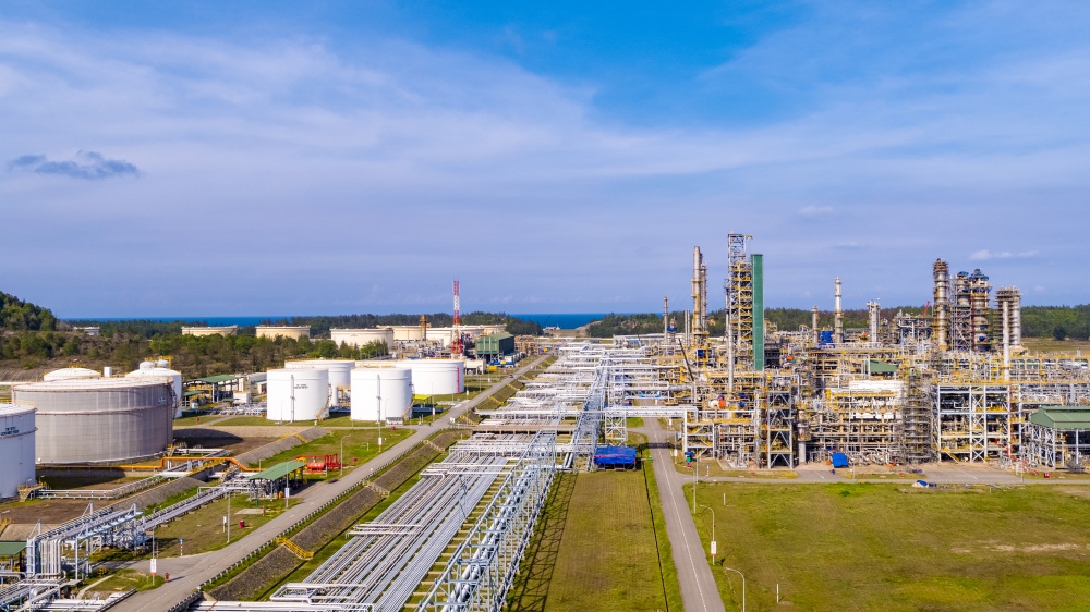 Tác phẩm dự thi "Petrovietnam trong tôi": Bộ ảnh "BSR - Công trường TA4 51 ngày đêm nhìn từ trên cao", tác giả Đỗ Văn Cử (BSR)