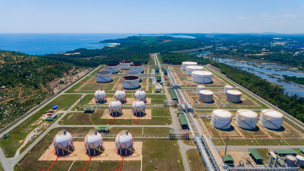 Tác phẩm dự thi "Petrovietnam trong tôi": Bộ ảnh "BSR - Công trường TA4 51 ngày đêm nhìn từ trên cao", tác giả Đỗ Văn Cử (BSR)