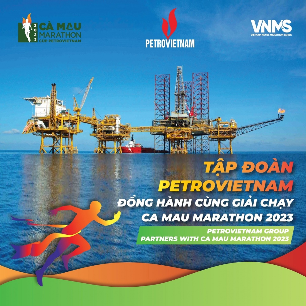 Petrovietnam đồng hành cùng giải Marathon Cà Mau 2023 Petrovietnam đồng hành cùng giải Marathon Cà Mau 2023