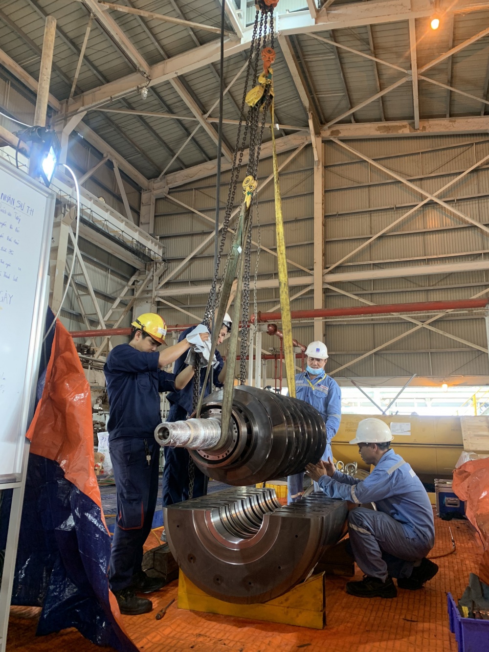 14-TTL-AD-0003: Công tác lắp đặt rotor máy nén Ly tâm ao áp. 14-TTL-AD-0003: Công tác lắp đặt rotor máy nén Ly tâm ao áp.