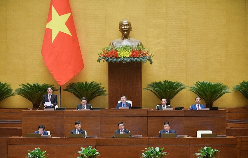 Phó Chủ tịch Quốc hội Nguyễn Đức Hải điều hành phiên họp Phó Chủ tịch Quốc hội Nguyễn Đức Hải điều hành phiên họp