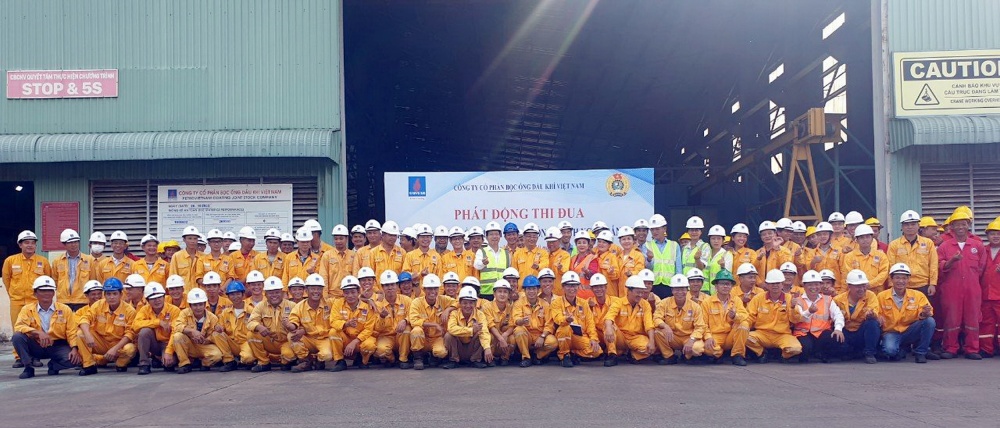 H1. Lãnh đạo và toàn thể CBCNV PVCoating tham gia Buổi phát động. H1. Lãnh đạo và toàn thể CBCNV PVCoating tham gia Buổi phát động.