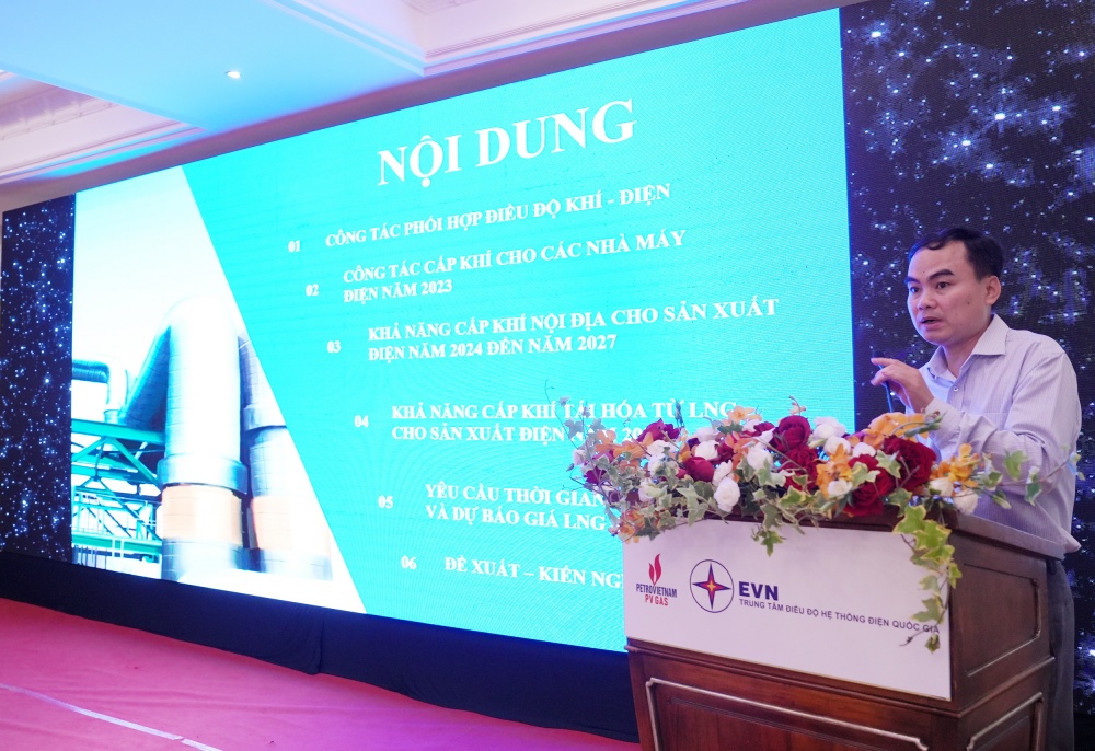 H4. Tham luận về công tác vận hành hệ thống khí năm 2023, dự báo về sản lượng khí có thể cấp cho sản xuất điện năm 2024 và các năm tiếp theo