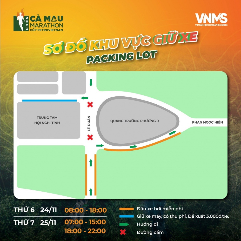 Sơ đồ khu vực giữ xe Sơ đồ khu vực giữ xe