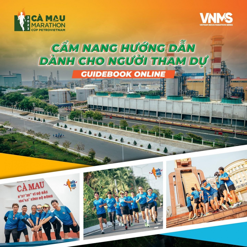 Cẩm nang hướng dẫn dành cho VĐV tham gia giải Marathon Cà Mau 2023 - Cúp Petrovietnam. Cẩm nang hướng dẫn dành cho VĐV tham gia giải Marathon Cà Mau 2023 - Cúp Petrovietnam.