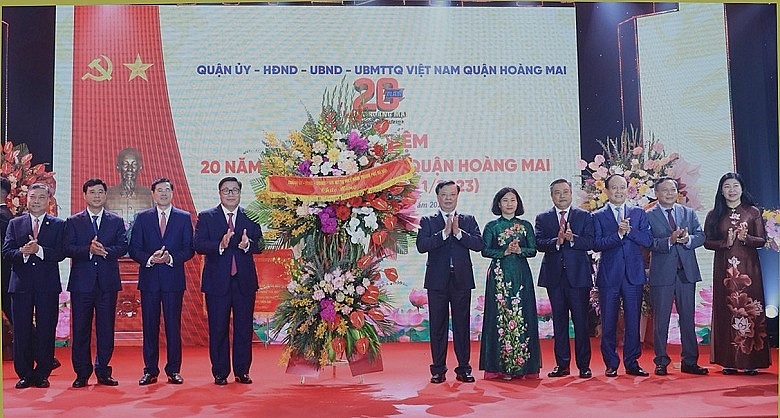 Quận Hoàng Mai (Hà Nội): Tổng thu ngân sách trong 20 năm đạt gần 54.000 tỷ đồng