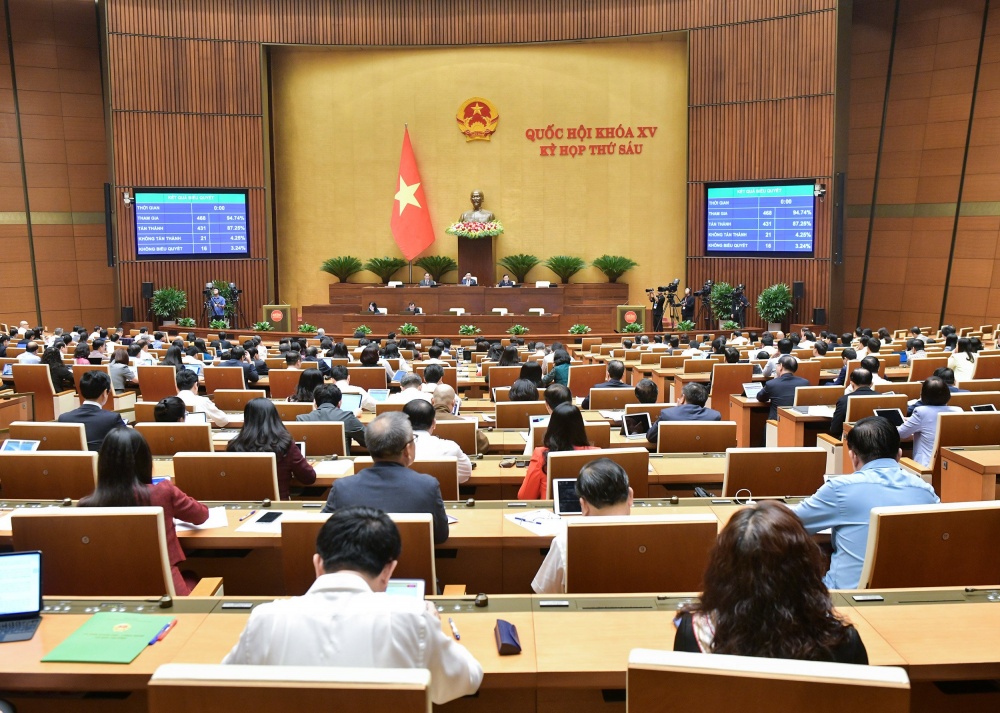 Quốc hội biểu quyết thông qua Luật Căn cước Quốc hội biểu quyết thông qua Luật Căn cước