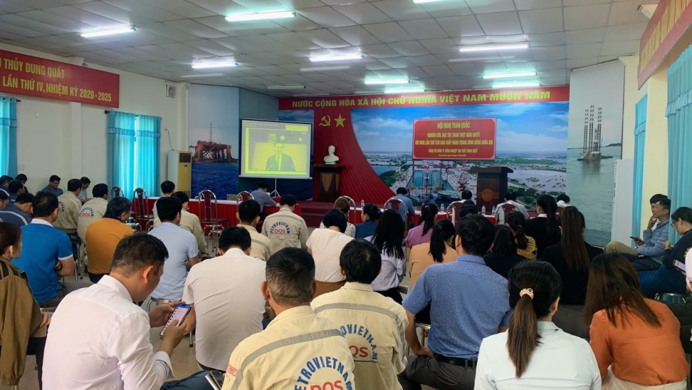 Hơn 11 nghìn Đảng viên Đảng bộ Tập đoàn Dầu khí Quốc gia Việt Nam tham gia học tập quán triệt Nghị quyết Trung ương 8 khoá XIII