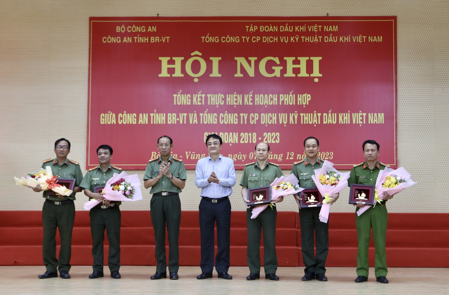 Công an tỉnh BR-VT và PTSC phối hợp triển khai hiệu quả công tác bảo vệ an ninh, an toàn Dầu khí