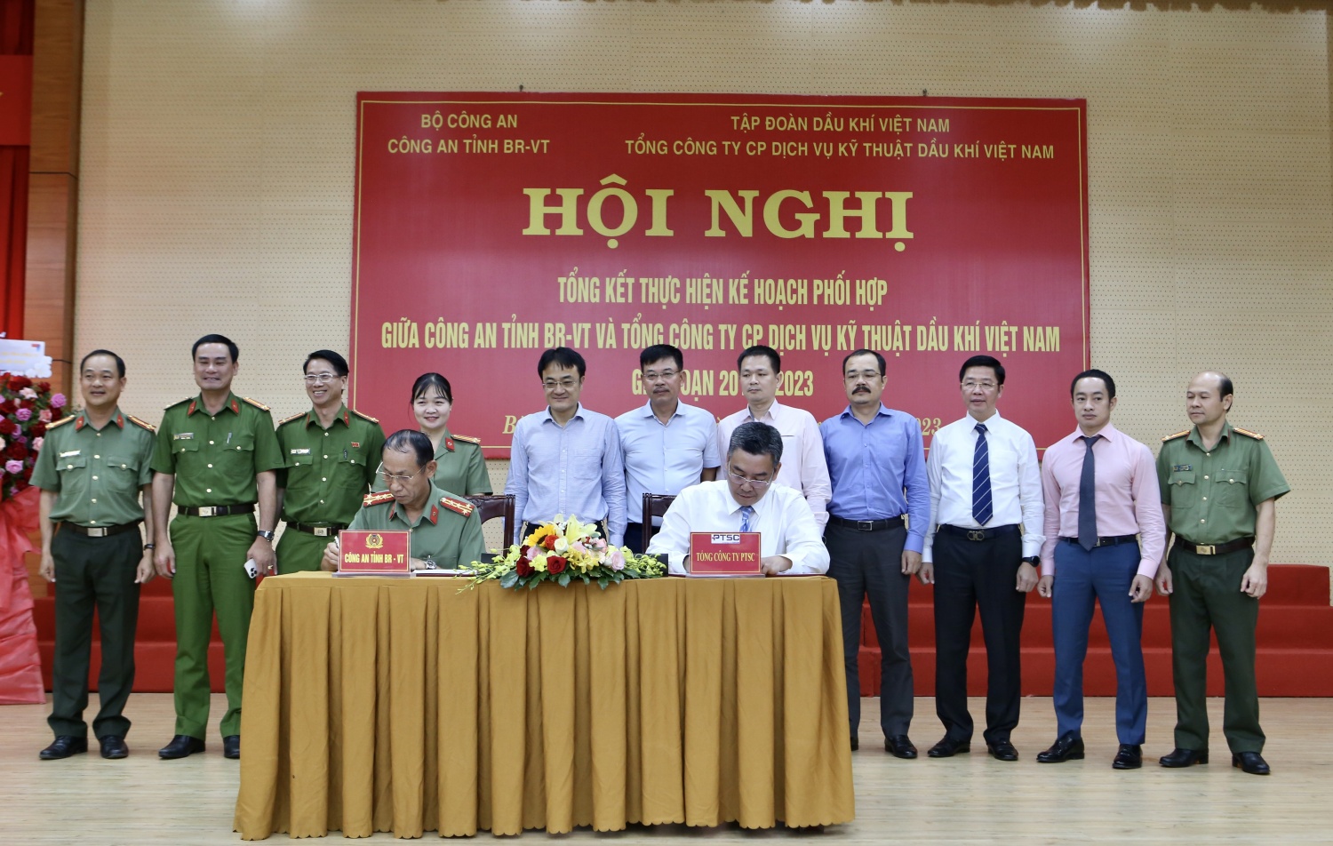 Công an tỉnh BR-VT và PTSC phối hợp triển khai hiệu quả công tác bảo vệ an ninh, an toàn Dầu khí
