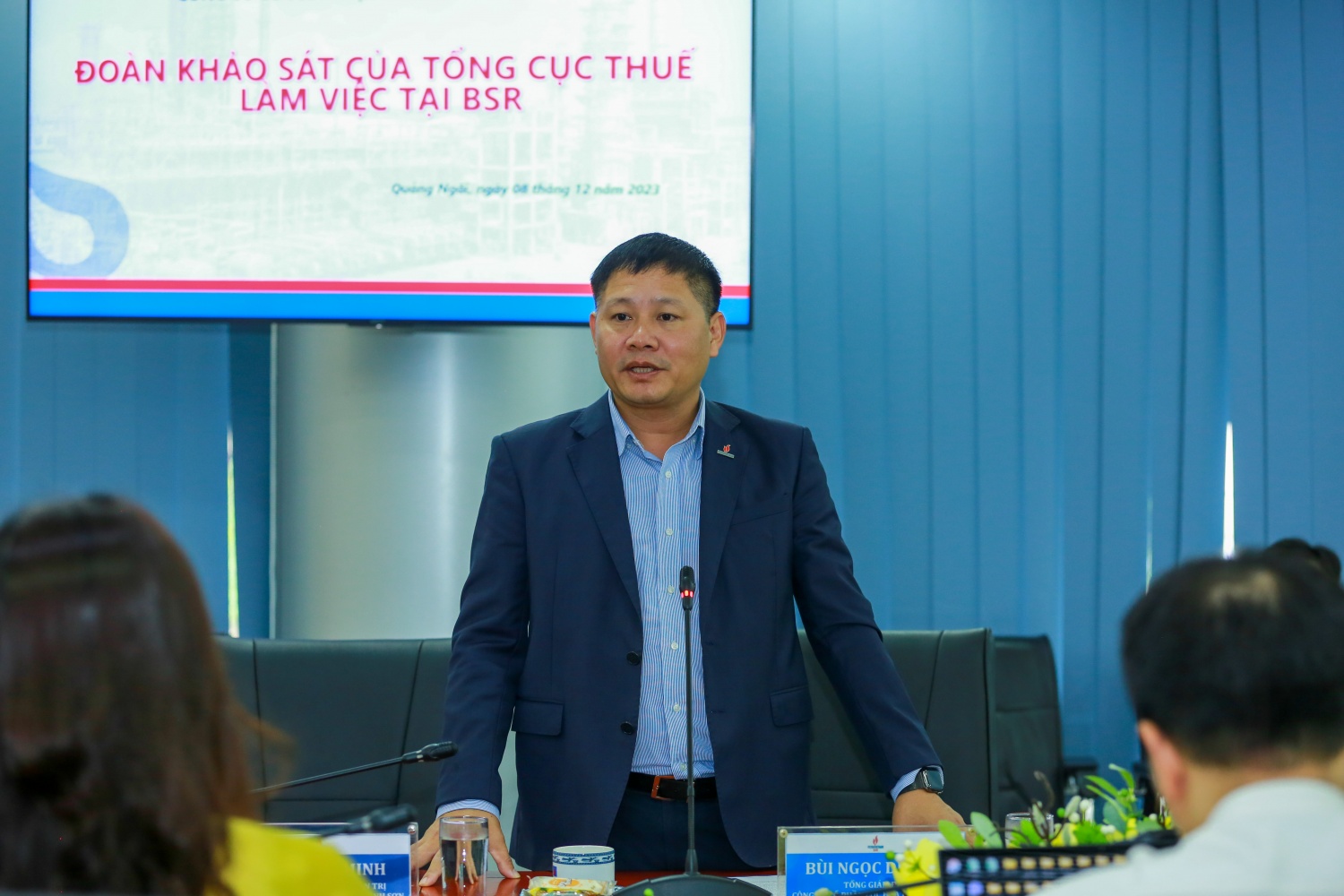 Đoàn khảo sát Tổng cục Thuế làm việc với BSR về công tác quản lý thuế