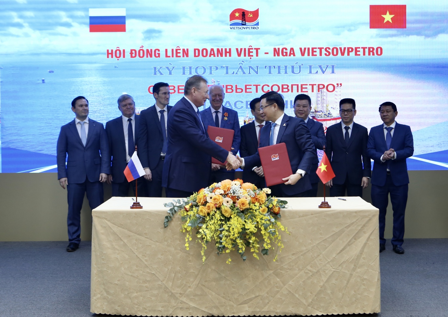 Kỳ họp 56 Hội đồng Liên doanh Việt - Nga Vietsovpetro thành công tốt đẹp