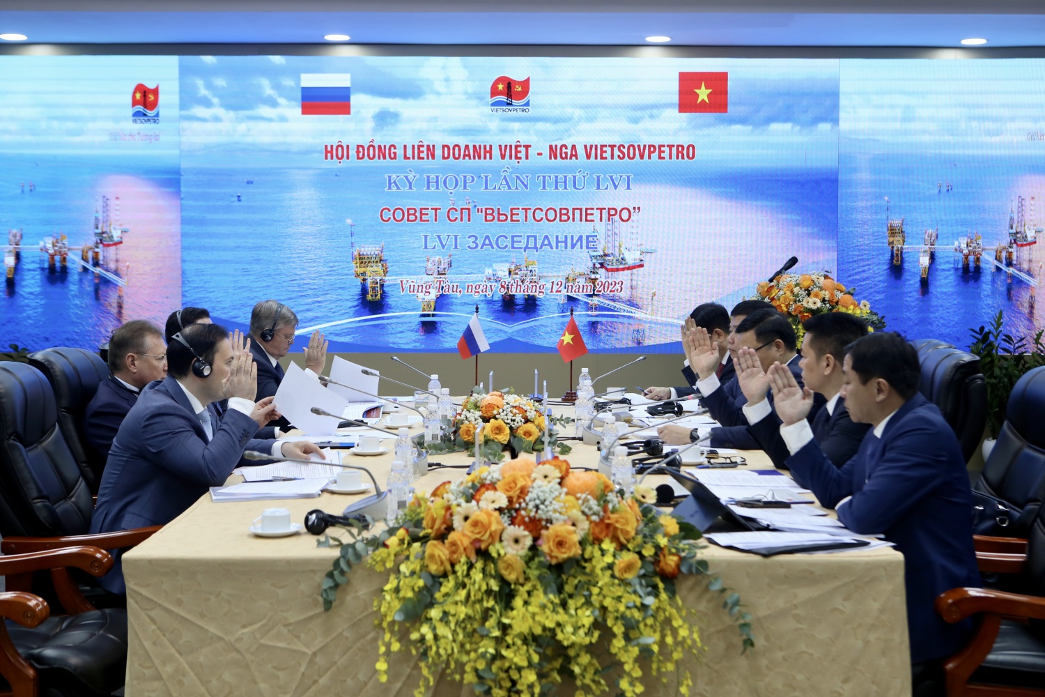 Kỳ họp 56 Hội đồng Liên doanh Việt - Nga Vietsovpetro thành công tốt đẹp