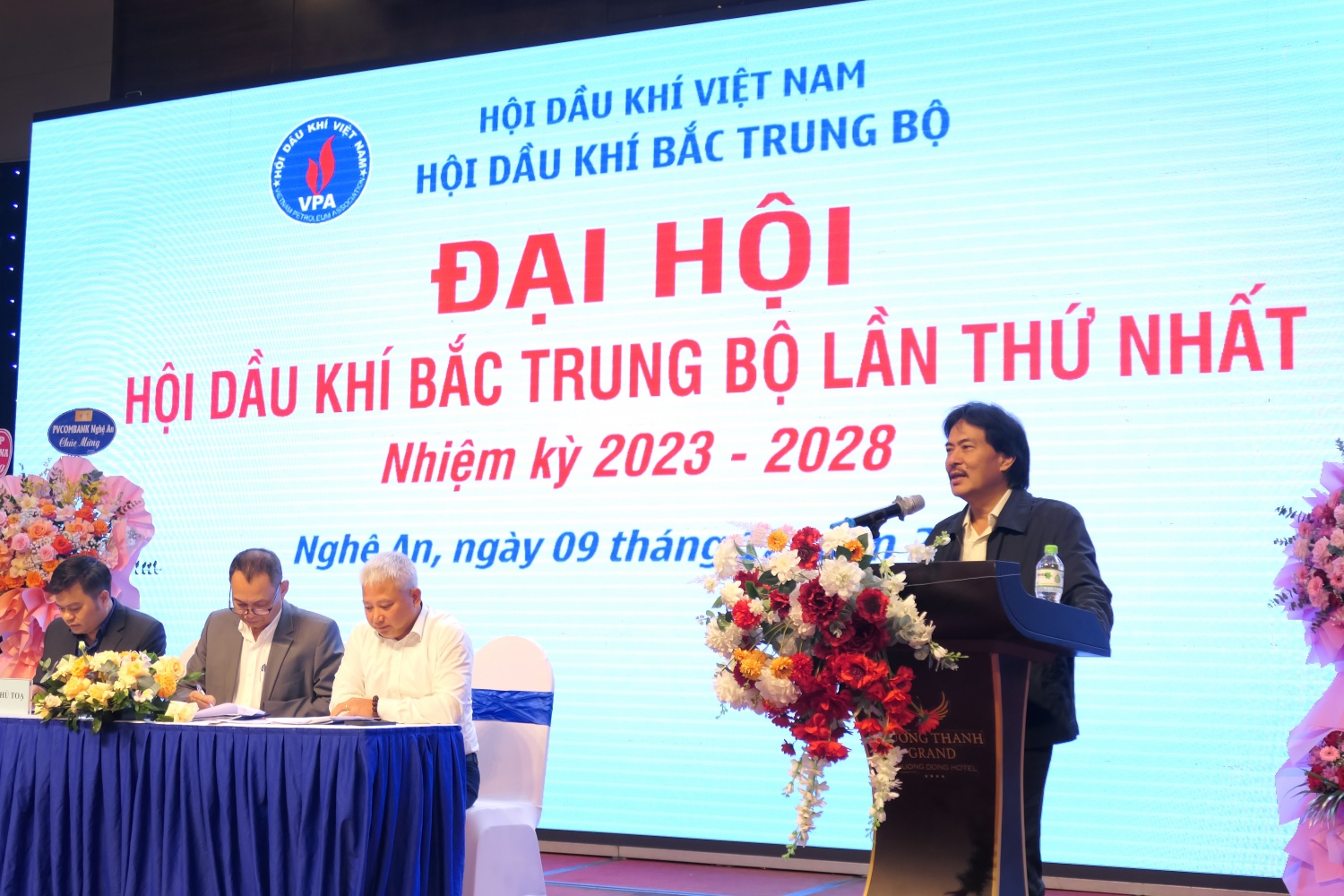 Anh hùng Lao động Nguyễn Hùng Dũng - Phó Chủ tịch kiêm Tổng Thư ký Hội DKVN phát biểu chỉ đạo tại Đại hội