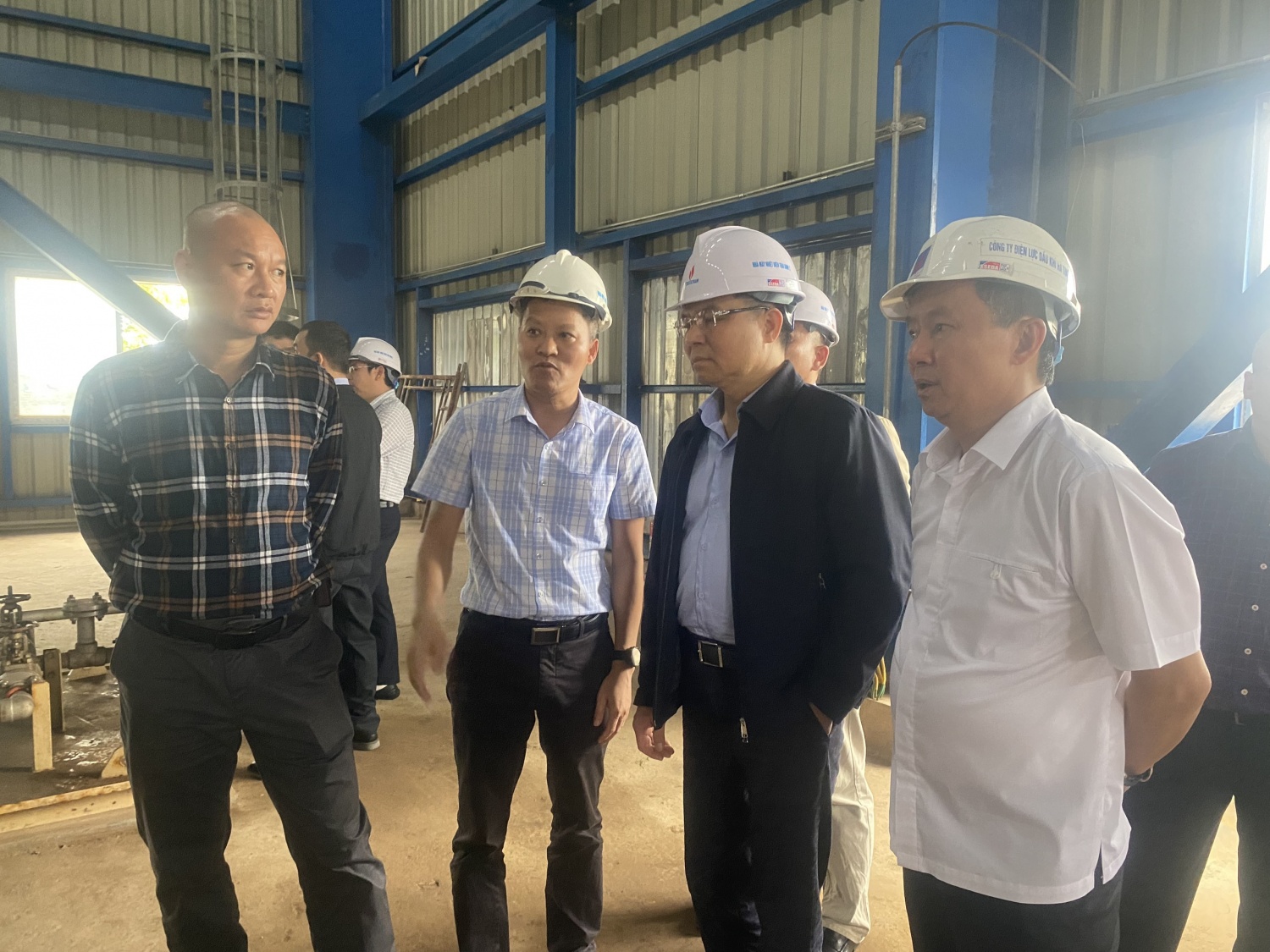 Tổng Giám đốc Petrovietnam Lê Mạnh Hùng kiểm tra công tác vận hành NMNĐ Thái Bình 2
