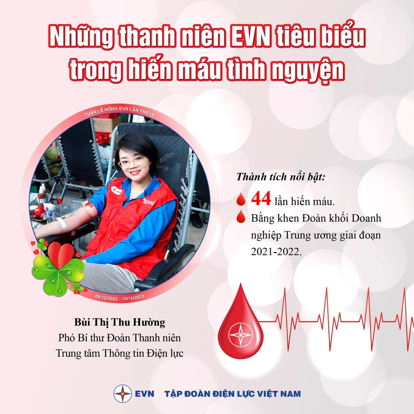ĐVTN EVN tham gia hiến máu tình nguyện ĐVTN EVN tham gia hiến máu tình nguyện