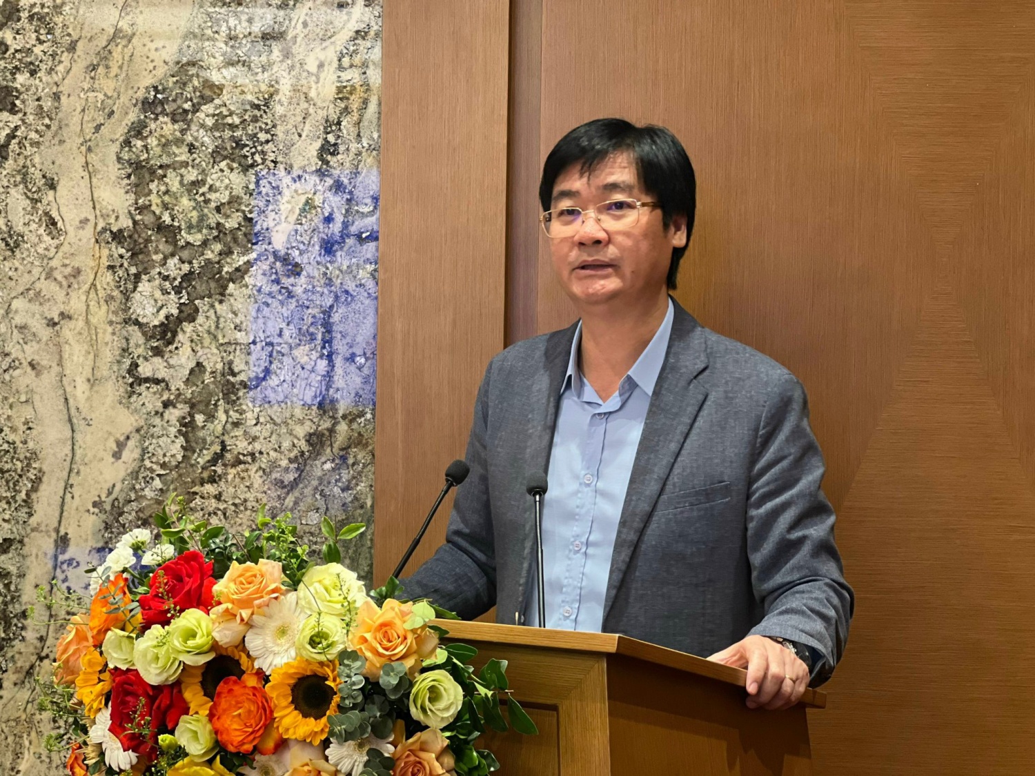 Ông Nguyễn Mạnh Kha phát biểu tại Hội nghị. Ông Nguyễn Mạnh Kha phát biểu tại Hội nghị.